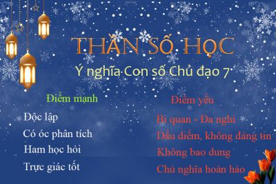 SỐ CHỦ ĐẠO - 07